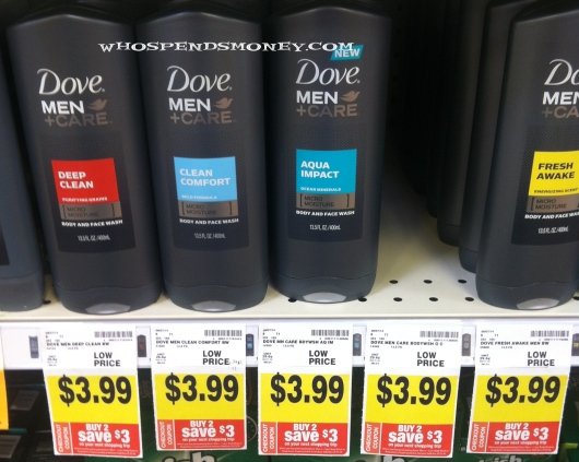 $0.49 Dove Mens Body & Face Wash @ Fred Meyer