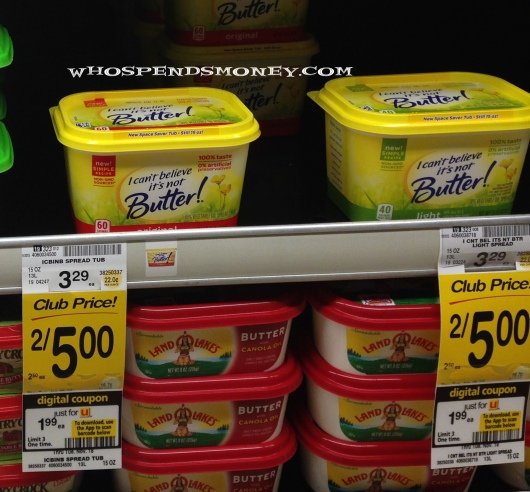 $0.94 I Cant Believe its not Butter @ Safeway