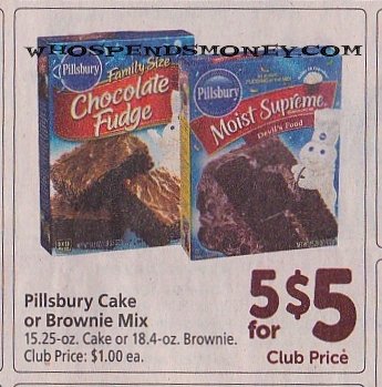 $0.30 Pillsbury Cake Mix - Nov 7th ONLY @ Safeway