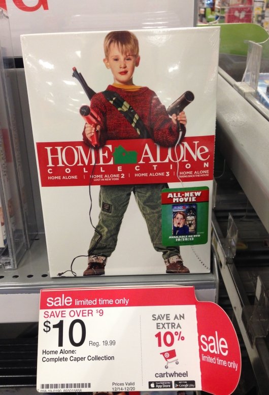 $4 for all 4 Home Alone Movies Pack @ Targeto