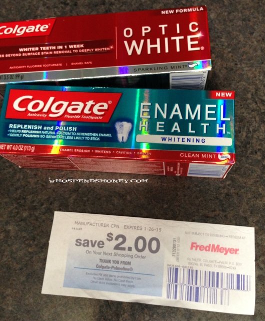 $0.99 Colgate Toothpaste(s) @ Fred Meyer