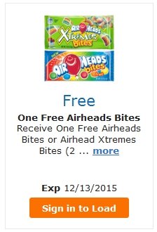 FREE Airheads Bites – LOAD TODAY @ Fred Meyer/QFC