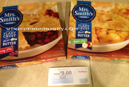 $1.99 Mrs Smith Frozen Pies @ Fred Meyer