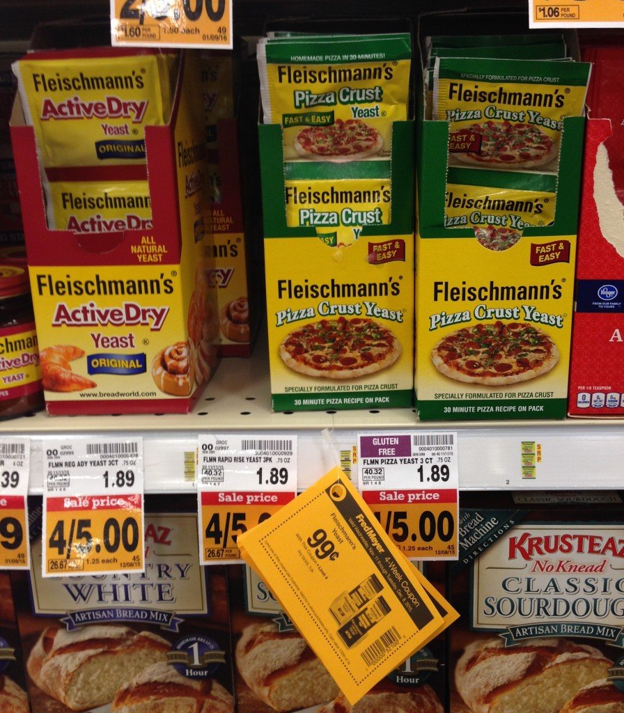 $0.24 Fleischmann’s Yeast 3 ct @ Fred Meyer