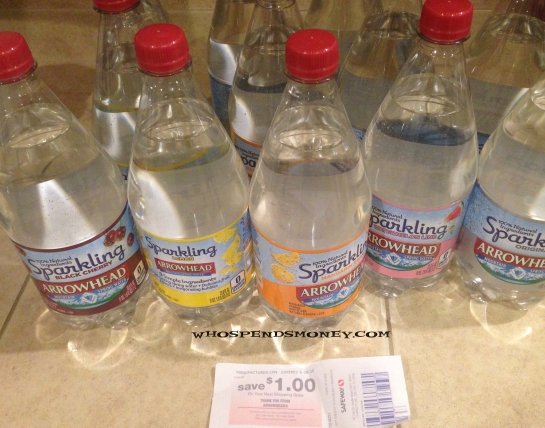 Better than Free Arrowhead 1ltr Sparkling Water @ Safeway {TODAY ONLY}