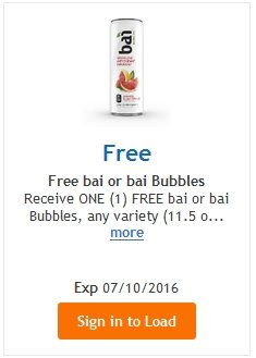 FREE Bai or Bai Bubbles– LOAD TODAY @ Fred Meyer/QFC