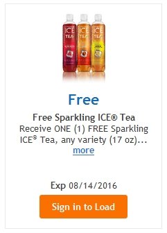 FREE Sparkling Ice Tea – LOAD TODAY @ Fred Meyer/QFC