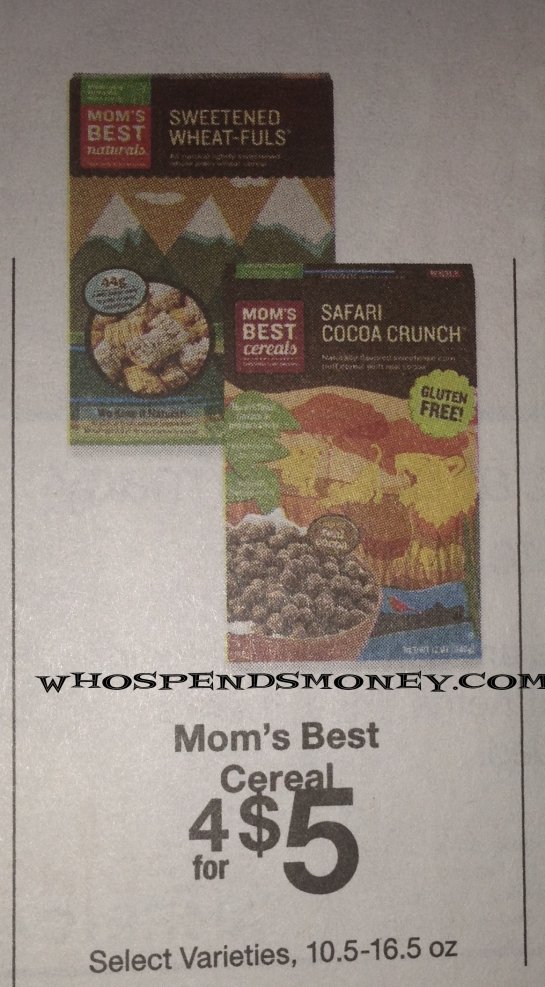 $0.50 Mom's Best Cereal @ Fred Meyer (Starting 9/11/16)