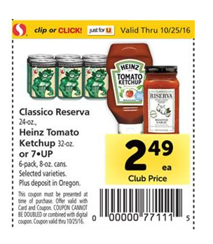 $0.99 Classico Riserva Pasta Sauce @ Safeway (Starting 10/19/16)