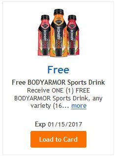 FREE BODYARMOR Sports Drink – LOAD TODAY @ Fred Meyer/QFC