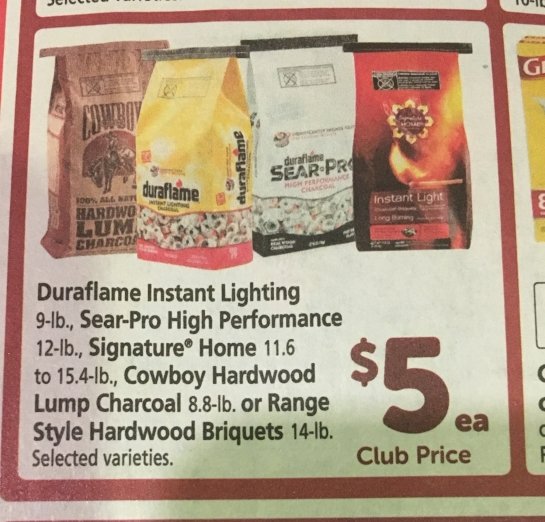 Duraflame Instant Lighting OR Sear-Pro High Performance Charcoal @ Safeway {FRIDAY ONLY}