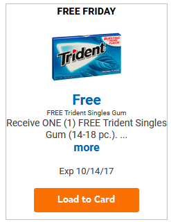 FREE Trident Singles Gum LOAD TODAY @ Fred Meyer/QFC